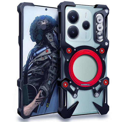Bumper Case For Xiaomi Redmi Note 14 5G / Note 13 4G / Note 12 Pro Speed 5G / 13 Pro 5G / 13T Pro / Poco X5 Pro 5G Aluminum Alloy Magnetic Phone Cover