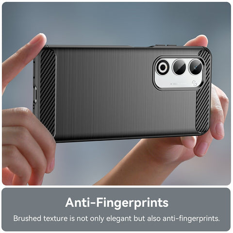 For Oppo A5 5G / A5 4G Case Protective Phone Cover Carbon Fiber Texture Brushed