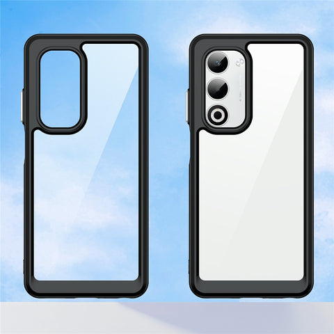 For Oppo A5 5G / A5 4G Case TPU + Acrylic Protective Clear Phone Cover