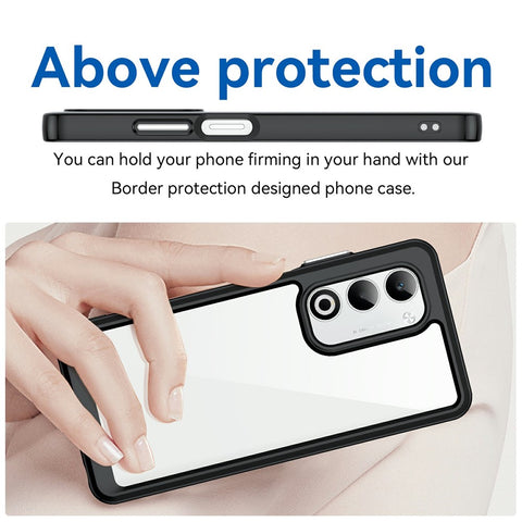 For Oppo A5 5G / A5 4G Case TPU + Acrylic Protective Clear Phone Cover