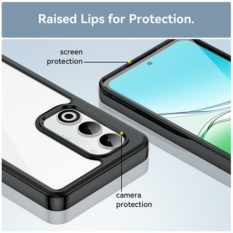 For Oppo A5 5G / A5 4G Case TPU + Acrylic Protective Clear Phone Cover
