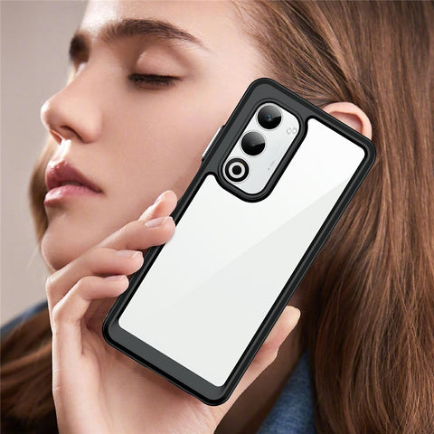 For Oppo A5 5G / A5 4G Case TPU + Acrylic Protective Clear Phone Cover