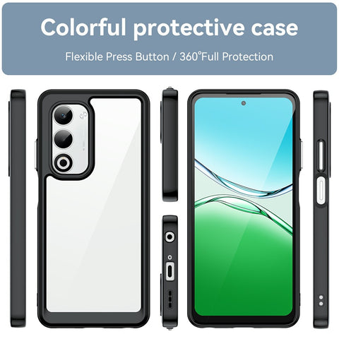 For Oppo A5 5G / A5 4G Case TPU + Acrylic Protective Clear Phone Cover