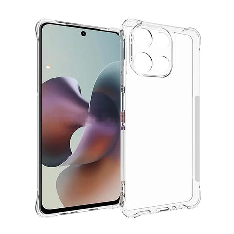 WANLONFENG For Motorola Moto G56 5G Case  WL Series 2.0mm TPU Phone Cover with Tempered Glass Film