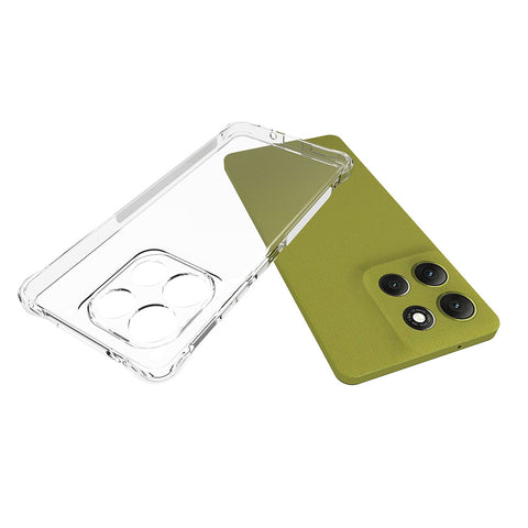 WANLONFENG For Motorola Moto G86 5G Case  WL Series 2.0mm TPU Phone Cover with Tempered Glass Film