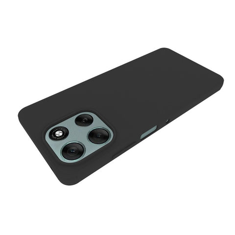 WANLONFENG For Motorola Moto G56 5G TPU Case  MS Series Matte Back Cover with Tempered Glass (Big Hole Lens)