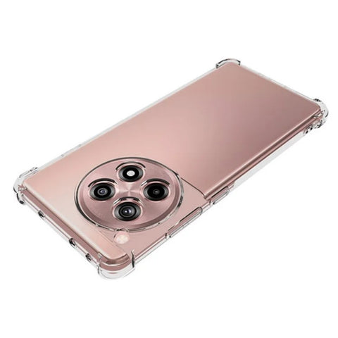 WANLONFENG For OnePlus 12R 5G / OnePlus Ace 3 5G Clear TPU Case  TM Series 2.0mm Phone Back Cover
