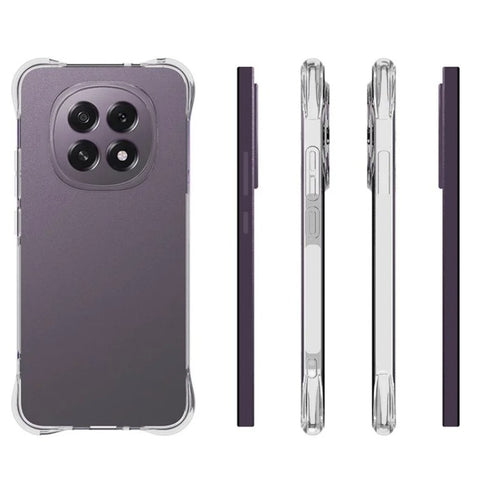 WANLONFENG For Oppo F29 5G Clear TPU Case  TM Series 2.0mm Phone Back Cover