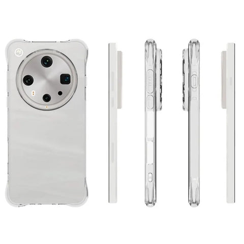 WANLONFENG For Oppo Find X8 Ultra 5G Clear TPU Case  TM Series 2.0mm Phone Back Cover