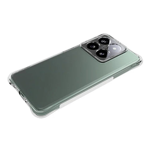 WANLONFENG For Xiaomi 14T Pro Clear TPU Case  TM Series 2.0mm Phone Back Cover