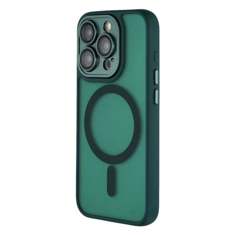 WANLONFENG For iPhone 12 Pro Max 6.7 inch Case Compatible with MagSafe  QB Series PC TPU Phone Cover with Screen Film