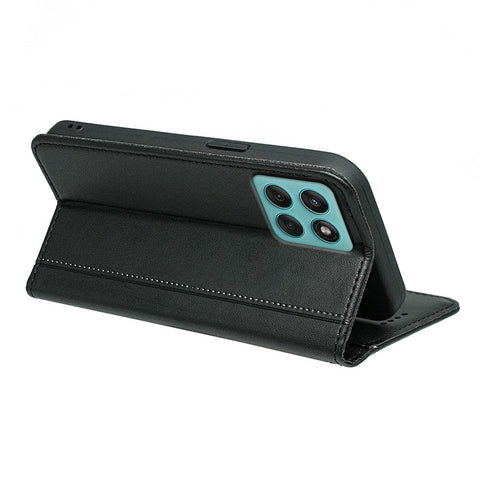 For Motorola Edge 60 Fusion 5G Wallet Case Magnetic Closing PU Leather Phone Cover with Wrist Strap