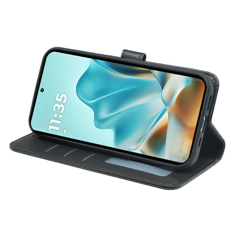 For Motorola Edge 60 Fusion 5G Wallet Case Magnetic Snap Leather Phone Cover with Strap