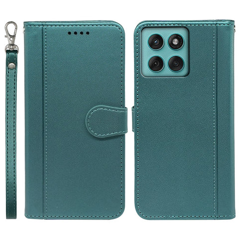 For Motorola Edge 60 Fusion 5G Wallet Case Magnetic Snap Leather Phone Cover with Strap