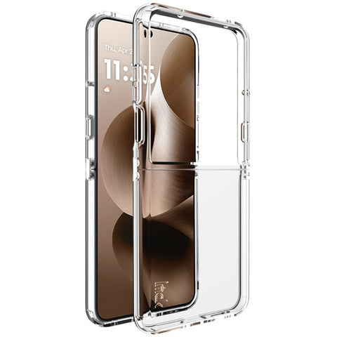 IMAK UX-6 Series for Motorola Razr 70 Ultra / 60 Ultra 5G / Razr Ultra 2026 5G / 2025 5G Case Airbags Protection Clear TPU Phone Cover
