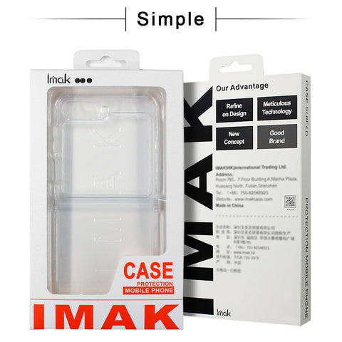 IMAK UX-6 Series for Motorola Razr 70 Ultra / 60 Ultra 5G / Razr Ultra 2026 5G / 2025 5G Case Airbags Protection Clear TPU Phone Cover