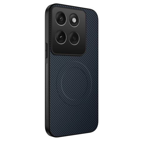 WANLONFENG For Motorola Edge 60 Pro 5G Magnetic Case  TQ Series Carbon Fiber Texture PC TPU Phone Cover