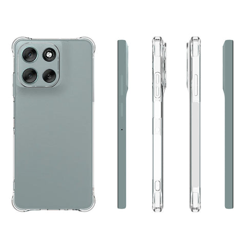 WANLONFENG For Motorola Moto G56 5G Clear TPU Case  TM Series 2.0mm Phone Back Cover