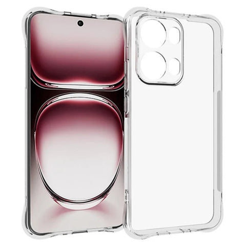 WANLONFENG For Oppo Reno13 Pro 5G Clear TPU Case  TM Series 2.0mm Phone Back Cover