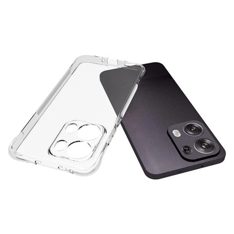 WANLONFENG For Oppo Reno13 Pro 5G Clear TPU Case  TM Series 2.0mm Phone Back Cover