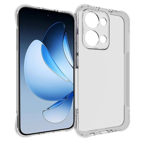 WANLONFENG For Oppo Reno13 5G (Global) Clear TPU Case  TM Series 2.0mm Phone Back Cover