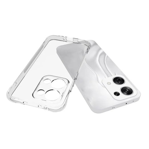 WANLONFENG For Oppo Reno13 5G (Global) Clear TPU Case  TM Series 2.0mm Phone Back Cover
