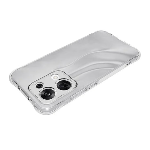 WANLONFENG For Oppo Reno13 5G (Global) Clear TPU Case  TM Series 2.0mm Phone Back Cover