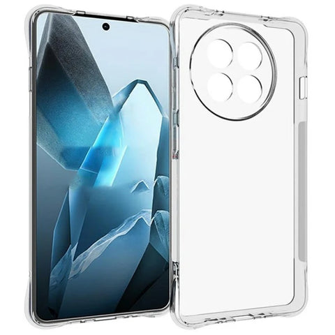 WANLONFENG For OnePlus Ace 5 Pro 5G / OnePlus Ace 5 5G Clear TPU Case  TM Series 2.0mm Phone Back Cover