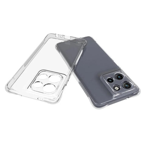 WANLONFENG For Motorola Moto G Power (2025) Clear TPU Case  TM Series 2.0mm Phone Back Cover