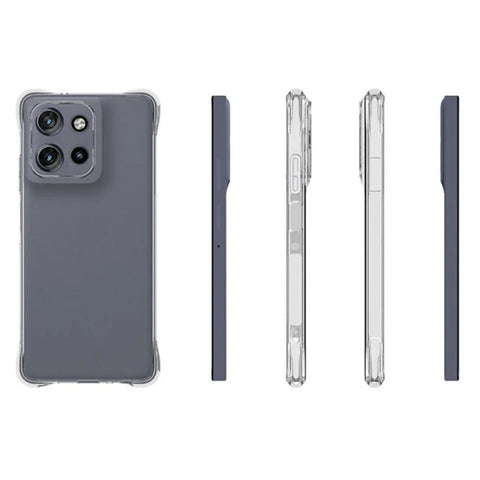 WANLONFENG For Motorola Moto G Power (2025) Clear TPU Case  TM Series 2.0mm Phone Back Cover