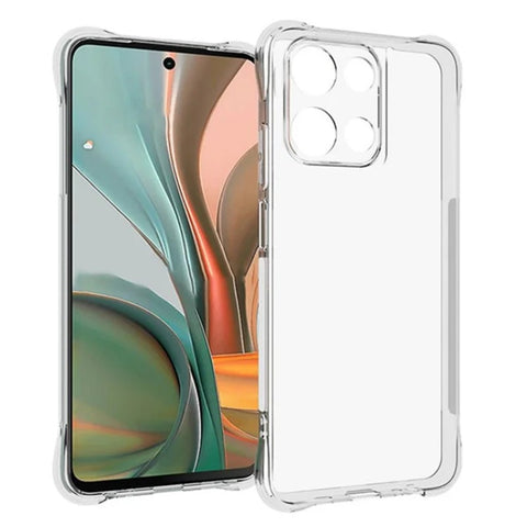 WANLONFENG For Motorola Moto G Play (2025) 4G Clear TPU Case  TM Series 2.0mm Phone Back Cover