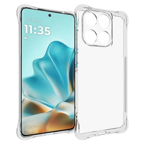 WANLONFENG For Motorola Edge 60 5G / Motorola Edge 60 Fusion 5G Clear TPU Case  TM Series 2.0mm Phone Back Cover