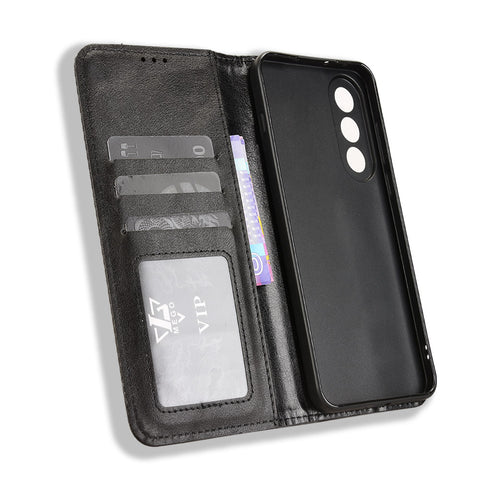 For OnePlus Nord 5 5G / Ace 5 Ultra 5G Leather Case Wallet Stand Retro Texture Phone Cover