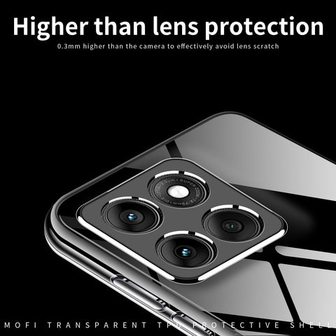 MOFI For Motorola Edge 60 Pro 5G Clear Phone Case  Ultra-Thin TPU Phone Back Cover