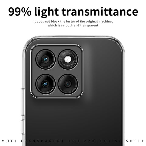 MOFI For Motorola Edge 60 Pro 5G Clear Phone Case  Ultra-Thin TPU Phone Back Cover