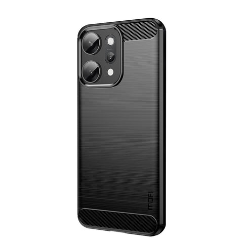 MOFI For Oppo Reno14 Pro 5G (Global) Back Cover  Brushed Texture Carbon Fiber Soft TPU Case