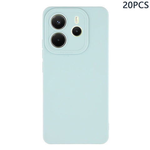 Bulk Purchasing 20Pcs For Xiaomi Redmi Note 14 4G (163.25mm) Case Precise Cutouts 1.3mm TPU Matte Phone Cover