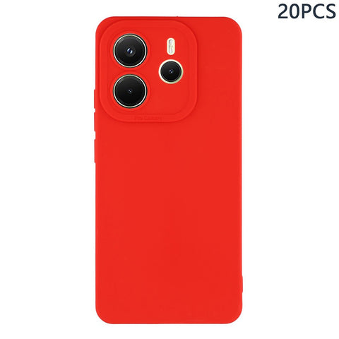 Bulk Purchasing 20Pcs For Xiaomi Redmi Note 14 4G (163.25mm) Case Precise Cutouts 1.3mm TPU Matte Phone Cover