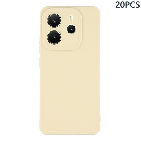 Bulk Purchasing 20Pcs For Xiaomi Redmi Note 14 4G (163.25mm) Case Precise Cutouts 1.3mm TPU Matte Phone Cover