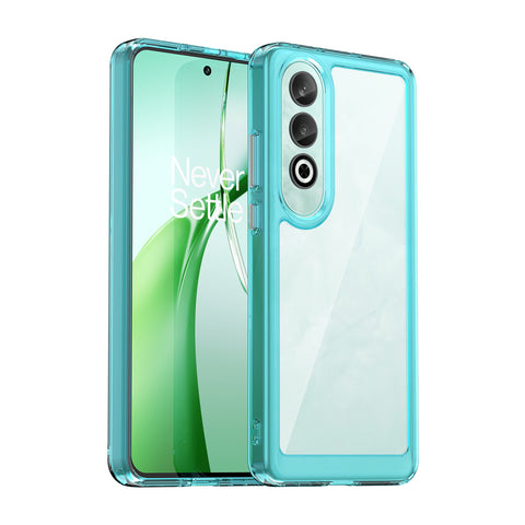 WANLONFENG For OnePlus Nord CE4 5G Clear Case  FM Series TPU Phone Back Cover (Big Lens Hole)