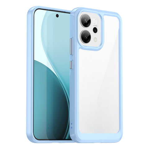 WANLONFENG For Oppo Reno14 5G (Global) Clear Case  FM Series TPU Phone Back Cover (Big Lens Hole)