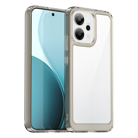WANLONFENG For Oppo Reno14 5G (Global) Clear Case  FM Series TPU Phone Back Cover (Big Lens Hole)