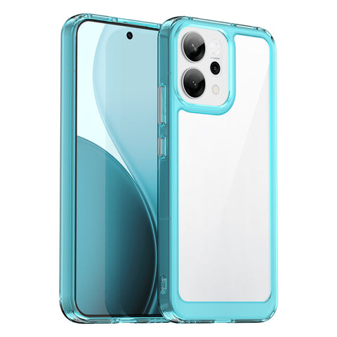 WANLONFENG For Oppo Reno14 5G (Global) Clear Case  FM Series TPU Phone Back Cover (Big Lens Hole)