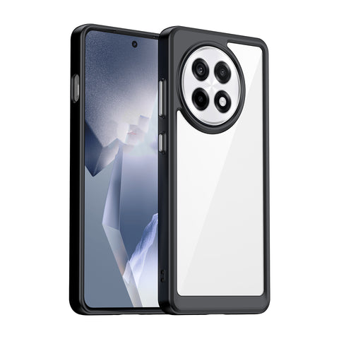 WANLONFENG For OnePlus Ace 5 5G / OnePlus Ace 5 Pro 5G Clear Case  FM Series TPU Phone Back Cover (Big Lens Hole)