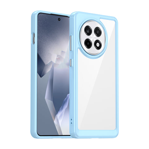 WANLONFENG For OnePlus Ace 5 5G / OnePlus Ace 5 Pro 5G Clear Case  FM Series TPU Phone Back Cover (Big Lens Hole)