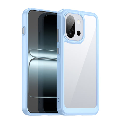 WANLONFENG For OnePlus 13s 5G Clear Case  FM Series TPU Phone Back Cover (Big Lens Hole)