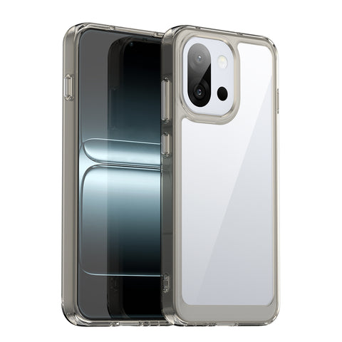 WANLONFENG For OnePlus 13s 5G Clear Case  FM Series TPU Phone Back Cover (Big Lens Hole)