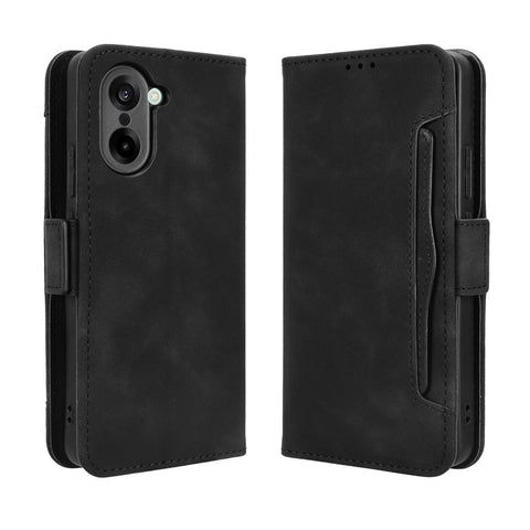 For OnePlus Nord CE5 5G / Ace 5 Racing 5G Leather Case Phone Wallet Cover with Multiple Card Slots