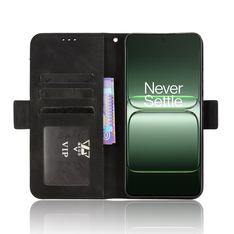 For OnePlus Nord CE5 5G / Ace 5 Racing 5G Leather Case Phone Wallet Cover with Multiple Card Slots