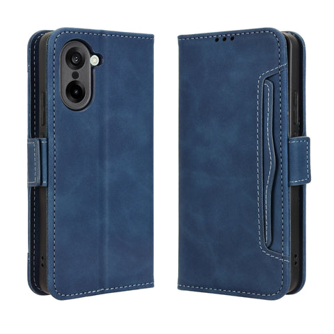 For OnePlus Nord CE5 5G / Ace 5 Racing 5G Leather Case Phone Wallet Cover with Multiple Card Slots